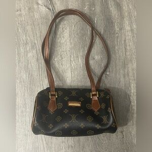 Rosetti Black and Brown mini Shoulder Bag